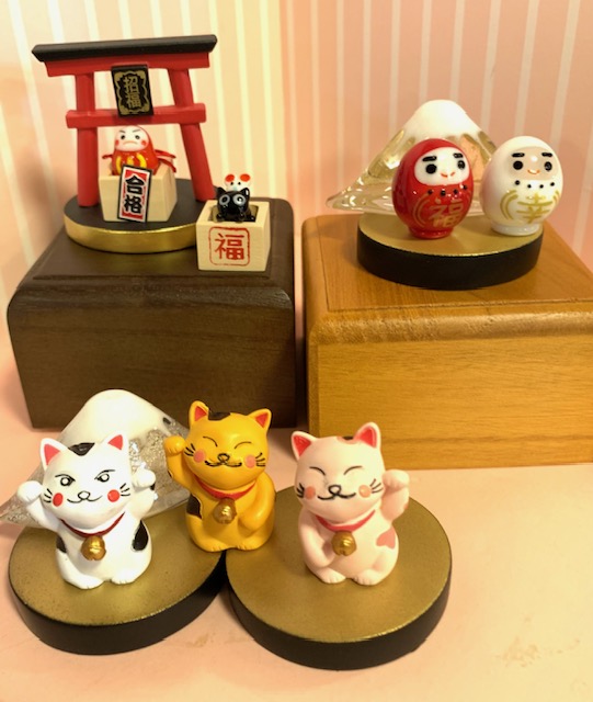 縁起物、集めました。